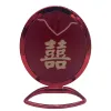 Red Double Happiness mirror decorative items for wedding new house decoration, Chinese-style festive home furnishings Item Picture